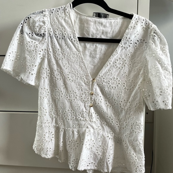 💜 white blouse - Picture 3 of 4